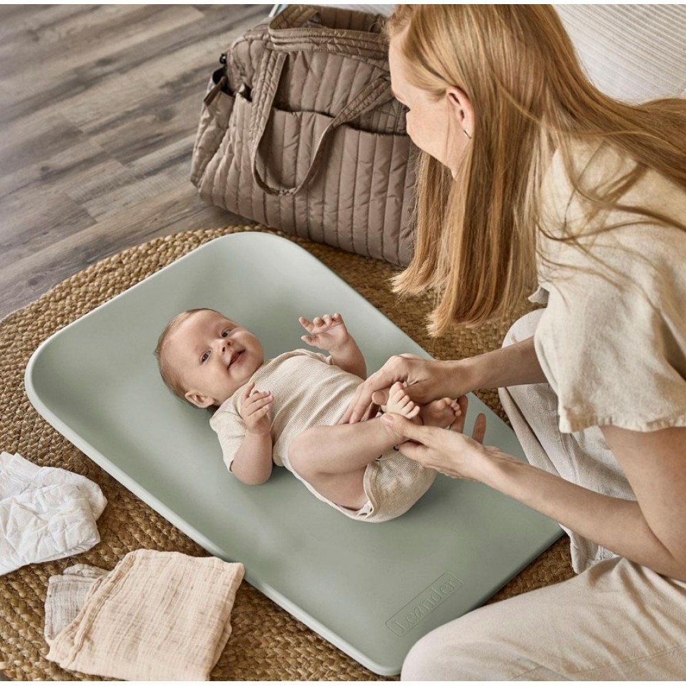 Αλλαξιέρα Σιλικόνης Leander Matty Mini Sage Green