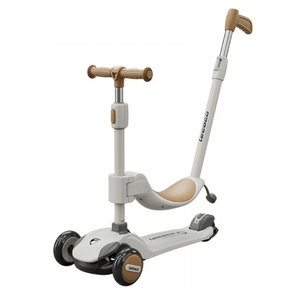 Πατίνι με κάθισμα Lecoco C-Speed White/Brown