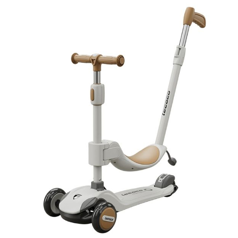 Πατίνι με κάθισμα Lecoco C-Speed White/Brown