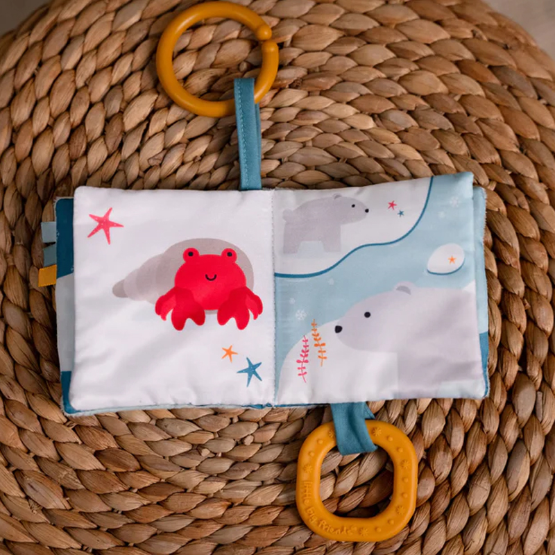 Μαλακό Διαδραστικό Βιβλιαράκι Little Big Friends Ocean