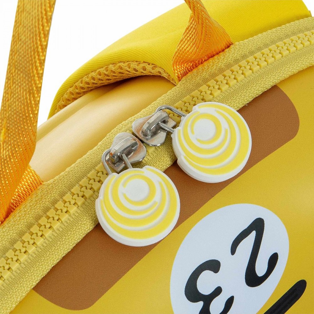 Σακίδιο Πλάτης Little Hugs F1 Racing Car Eva Yellow