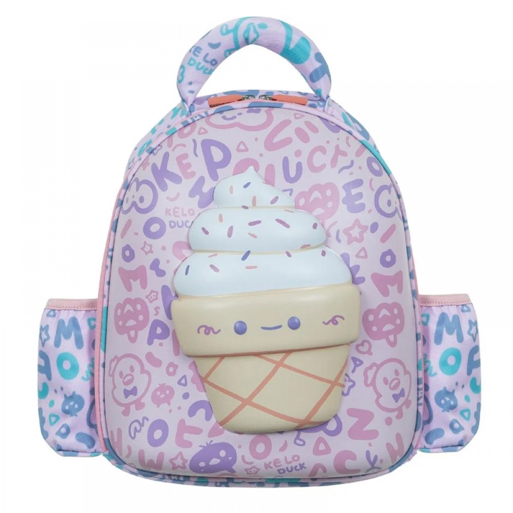 Σακίδιο Πλάτης Little Hugs Ice Cream Eva Pink/Blue