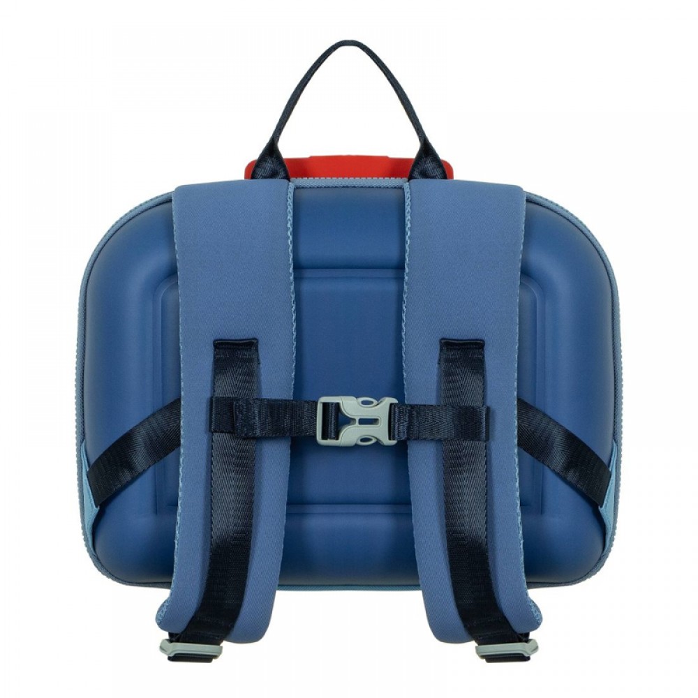 Σακίδιο Πλάτης Little Hugs School Bus Eva Blue