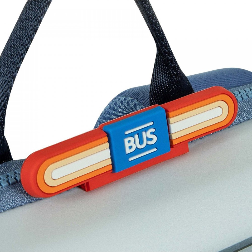 Σακίδιο Πλάτης Little Hugs School Bus Eva Blue