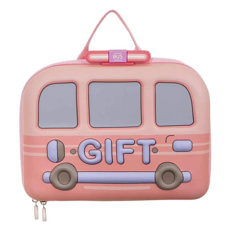 Σακίδιο Πλάτης Little Hugs School Bus Eva Pink