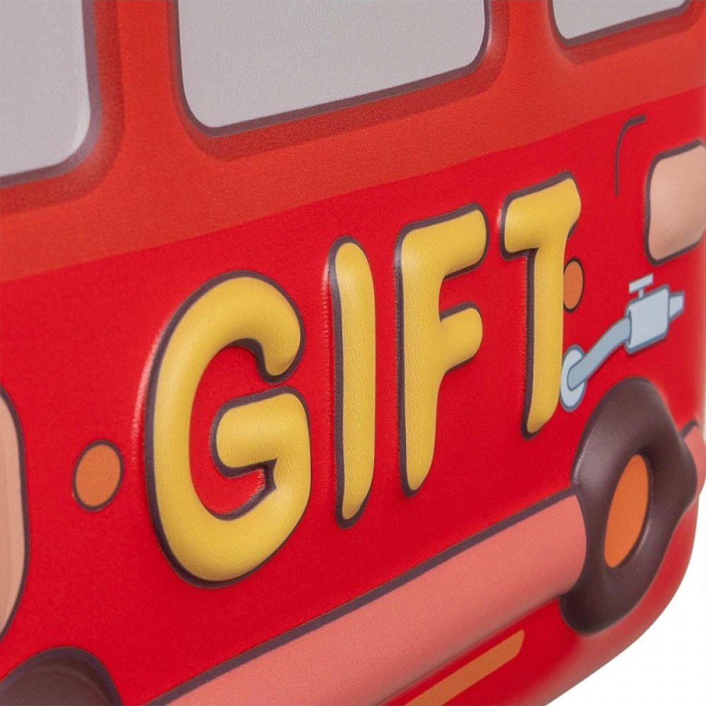 Σακίδιο Πλάτης Little Hugs School Bus Eva Red