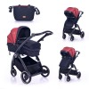 Πολυκαρότσι Lorelli Adria 2 in 1 Black Red