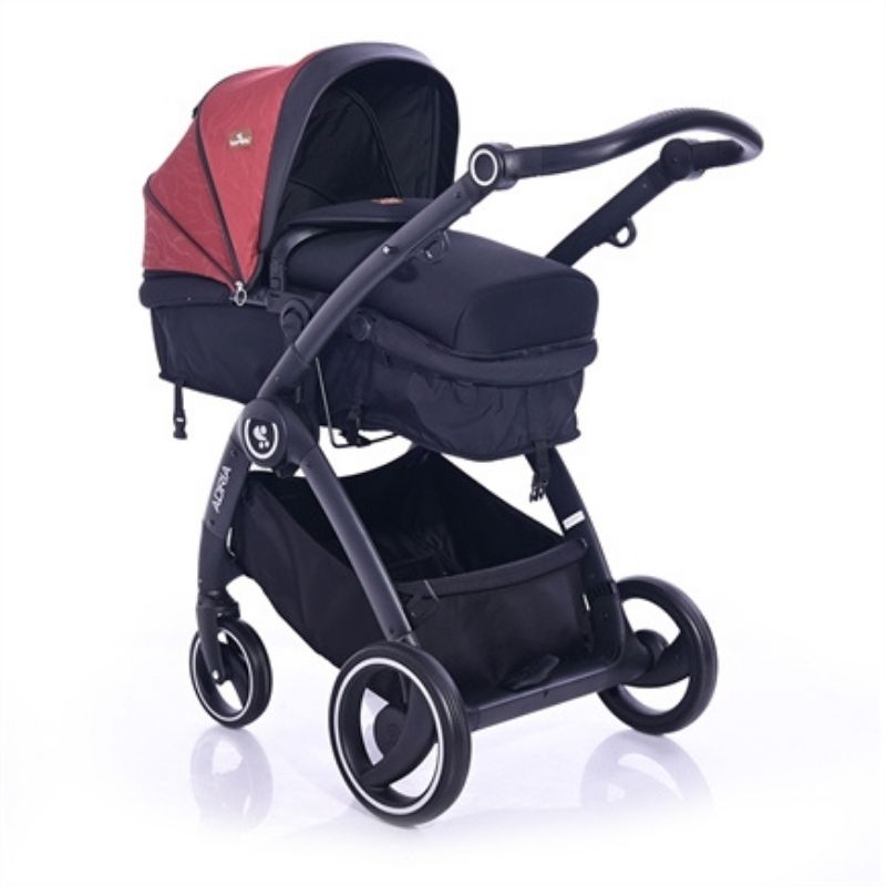 Πολυκαρότσι Lorelli Adria 2 in 1 Black Red