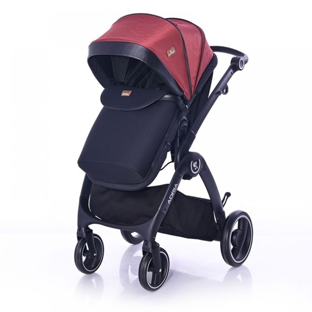 Πολυκαρότσι Lorelli Adria 2 in 1 Black Red