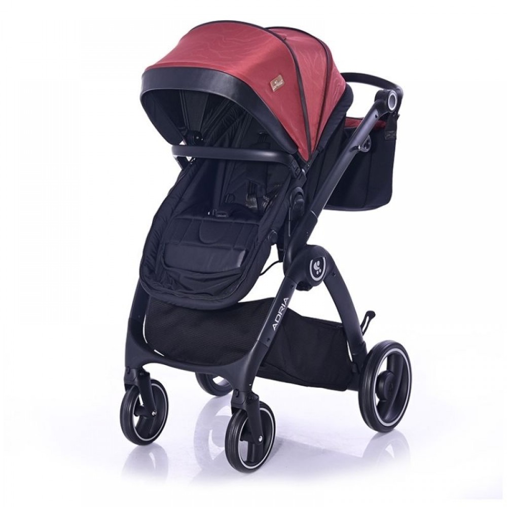 Πολυκαρότσι Lorelli Adria 2 in 1 Black Red