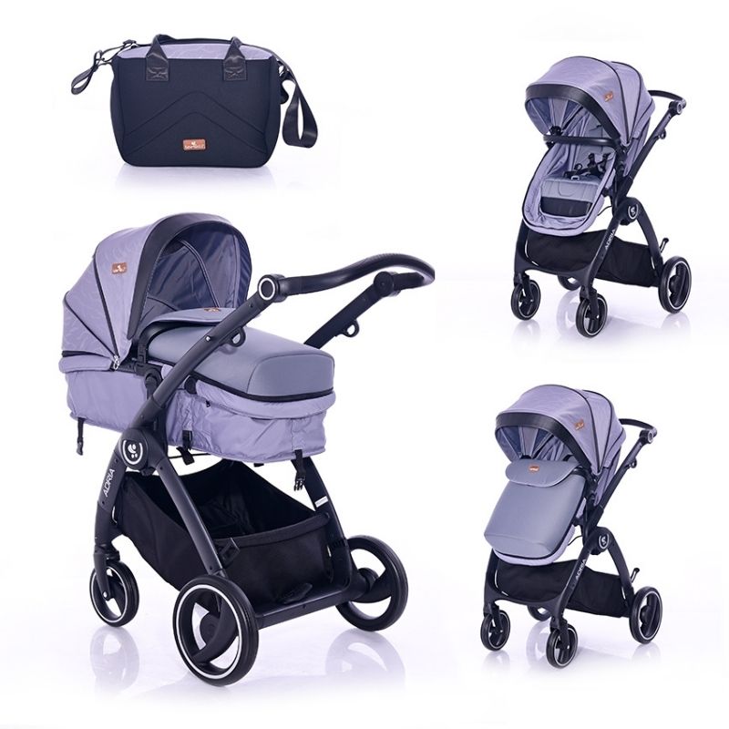 Πολυκαρότσι Lorelli Adria 2 in 1 Grey