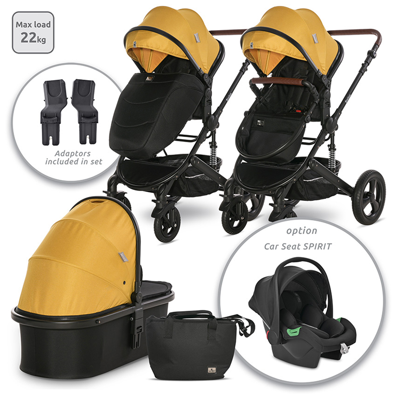Πολυκαρότσι Lorelli Boston 3in1 Lemon Curry 