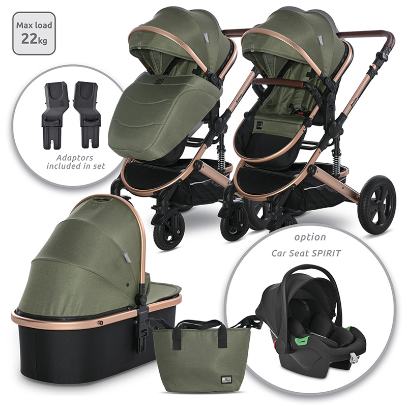 Πολυκαρότσι Lorelli Boston 3in1 Loden Green