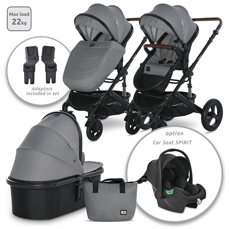 Πολυκαρότσι Lorelli Boston 3in1 Dolphin Grey