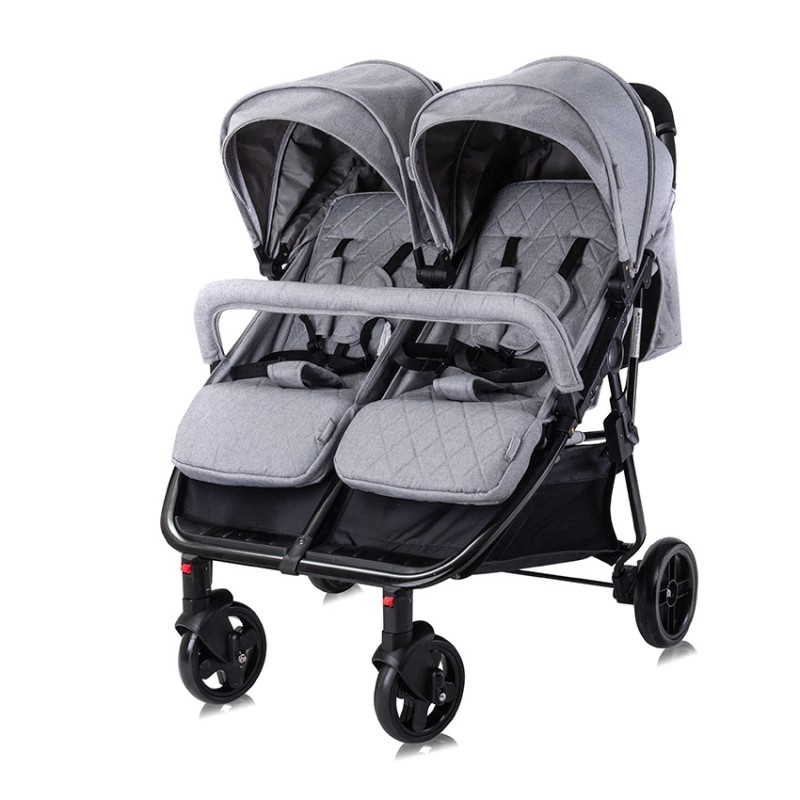 Καρότσι Διδύμων Lorelli Duo Cool Grey