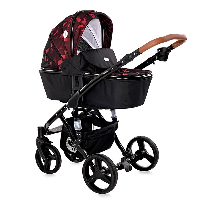 Πολυκαρότσι Lorelli Rimini 2in1 Ruby Red Black