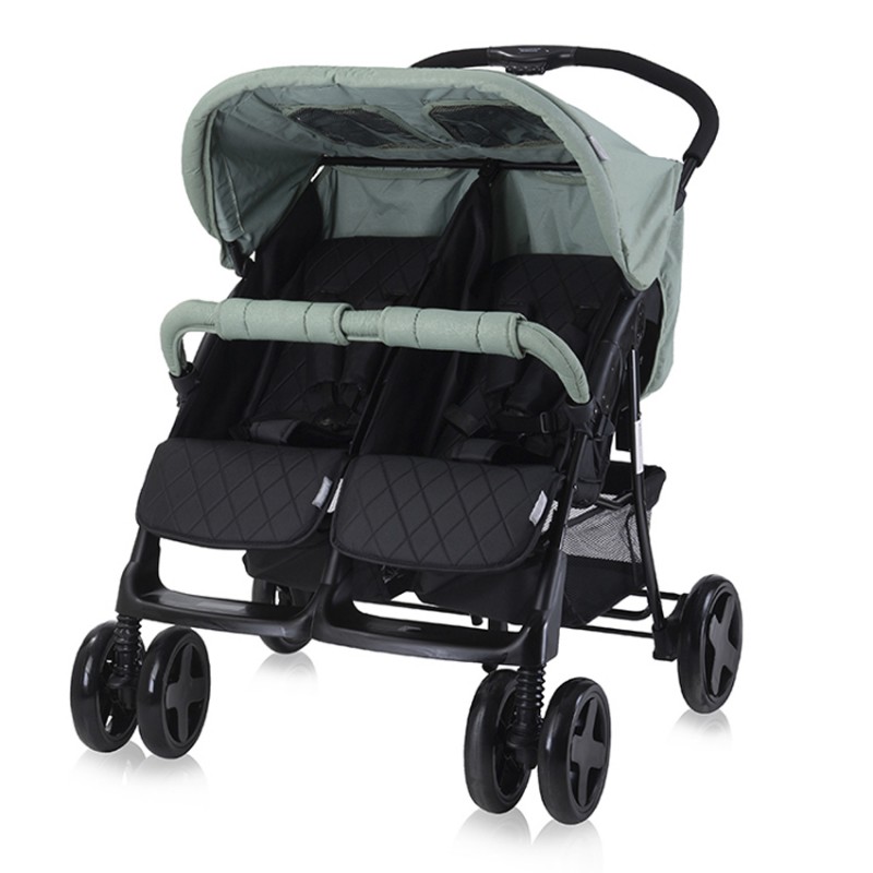 Καρότσι Διδύμων Lorelli Twin Green Bay