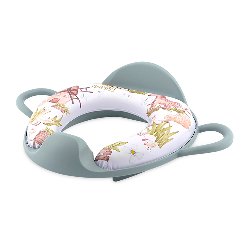 Εκπαιδευτικό Μαλακό Κάθισμα Τουαλέτας με λαβές Lorelli Green Farm