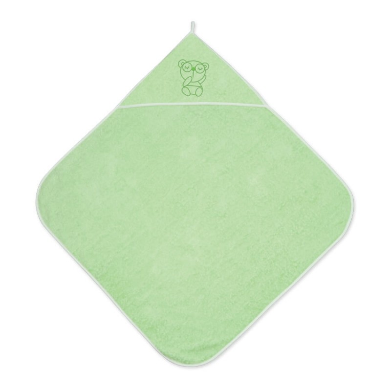 Βρεφική Πετσέτα Μπάνιου με κουκούλα Lorelli (80x80cm) Green
