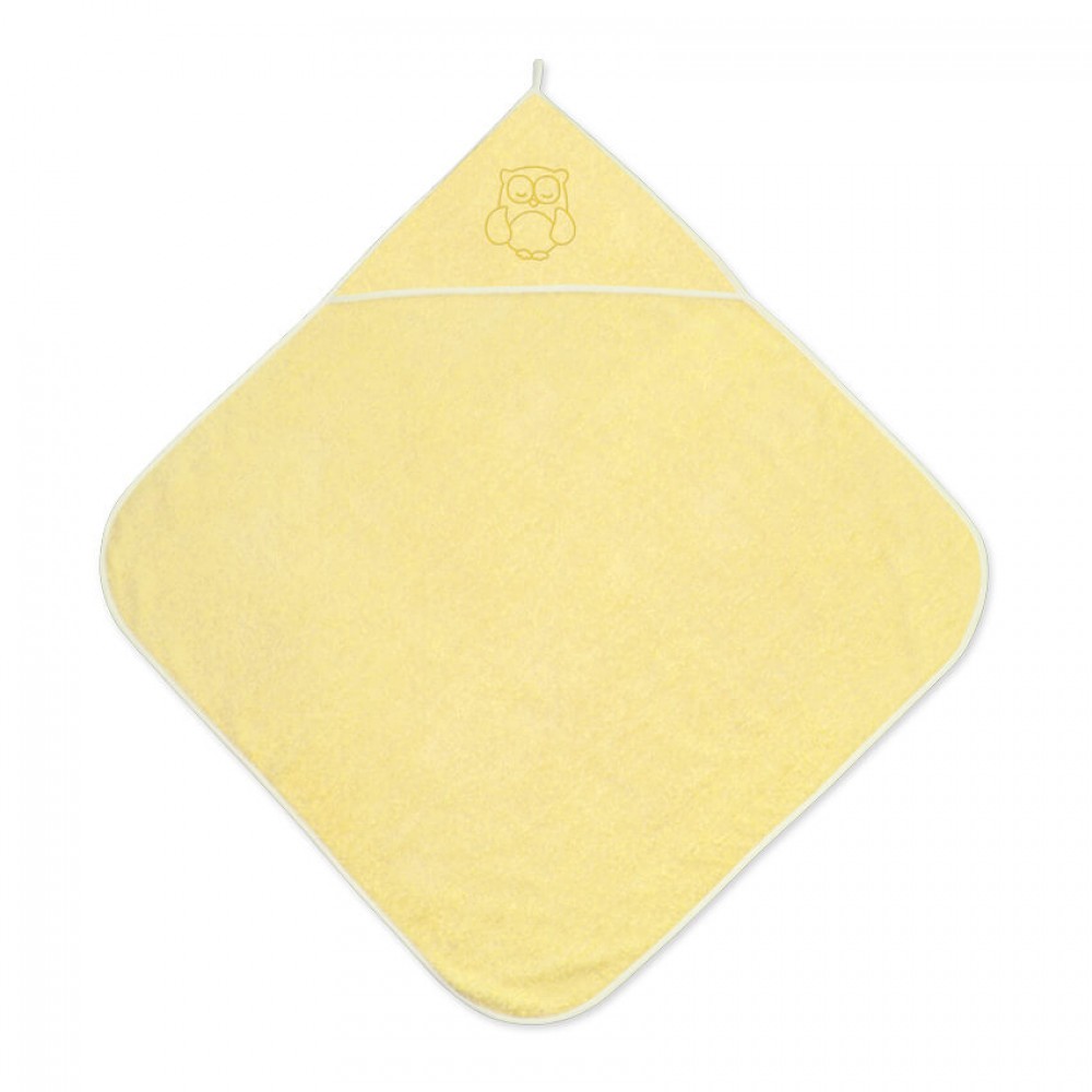 Βρεφική Πετσέτα Μπάνιου με κουκούλα Lorelli (80x80cm) Yellow