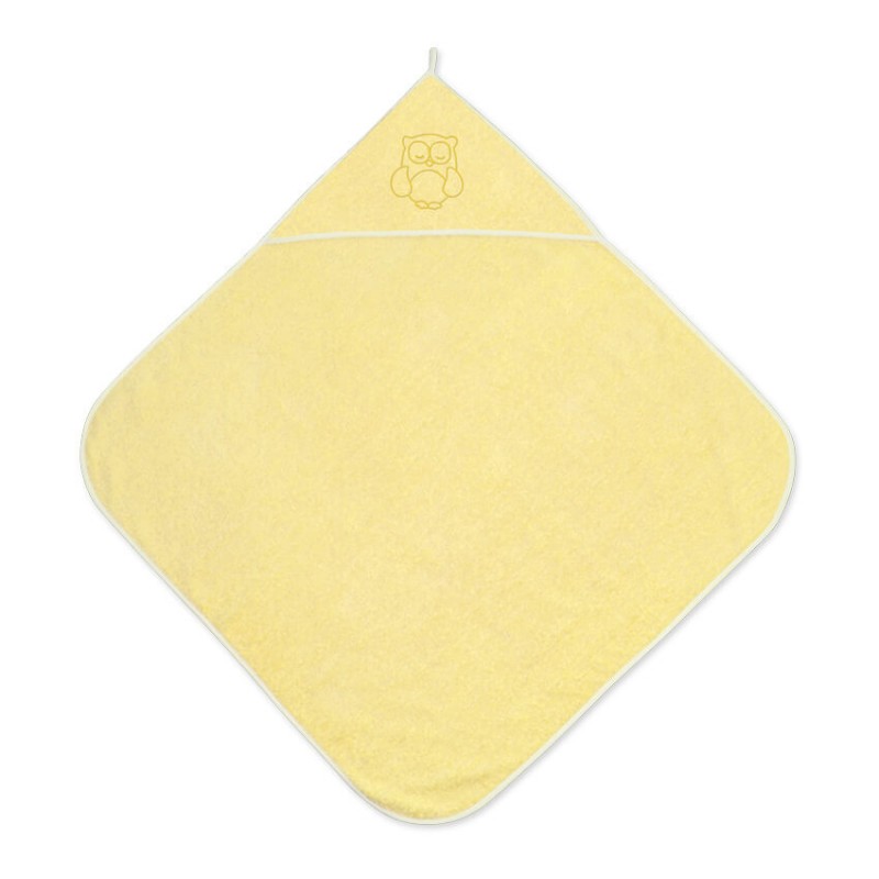 Βρεφική Πετσέτα Μπάνιου με κουκούλα Lorelli (80x80cm) Yellow