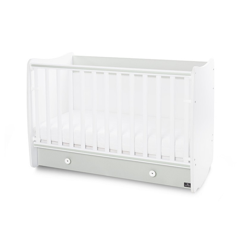 Βρεφικό κρεβάτι Lorelli Dream 60x120 μετατρεπόμενο White / Milky Green