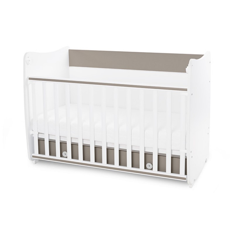 Βρεφικό κρεβάτι Lorelli Dream 60x120 μετατρεπόμενο White / String