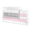 Πολυμορφικό Κρεβάτι Lorelli Maxi Plus White / Orchid Pink