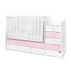 Πολυμορφικό Κρεβάτι Lorelli Maxi Plus White / Orchid Pink