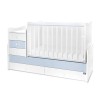 Πολυμορφικό Κρεβάτι Lorelli Maxi Plus White / Baby Blue