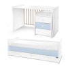 Πολυμορφικό Κρεβάτι Lorelli Maxi Plus White / Baby Blue