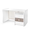 Πολυμορφικό Κρεβάτι Lorelli Maxi Plus White / Caffe