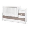 Πολυμορφικό Κρεβάτι Lorelli Maxi Plus White / Caffe