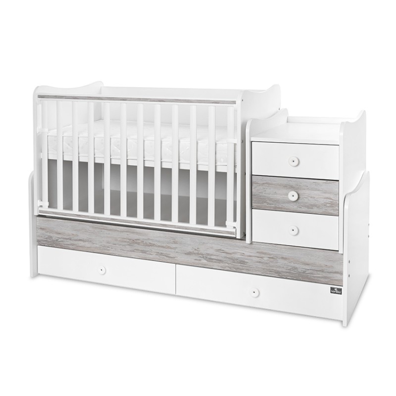 Πολυμορφικό Κρεβάτι Lorelli Maxi Plus White / Artwood