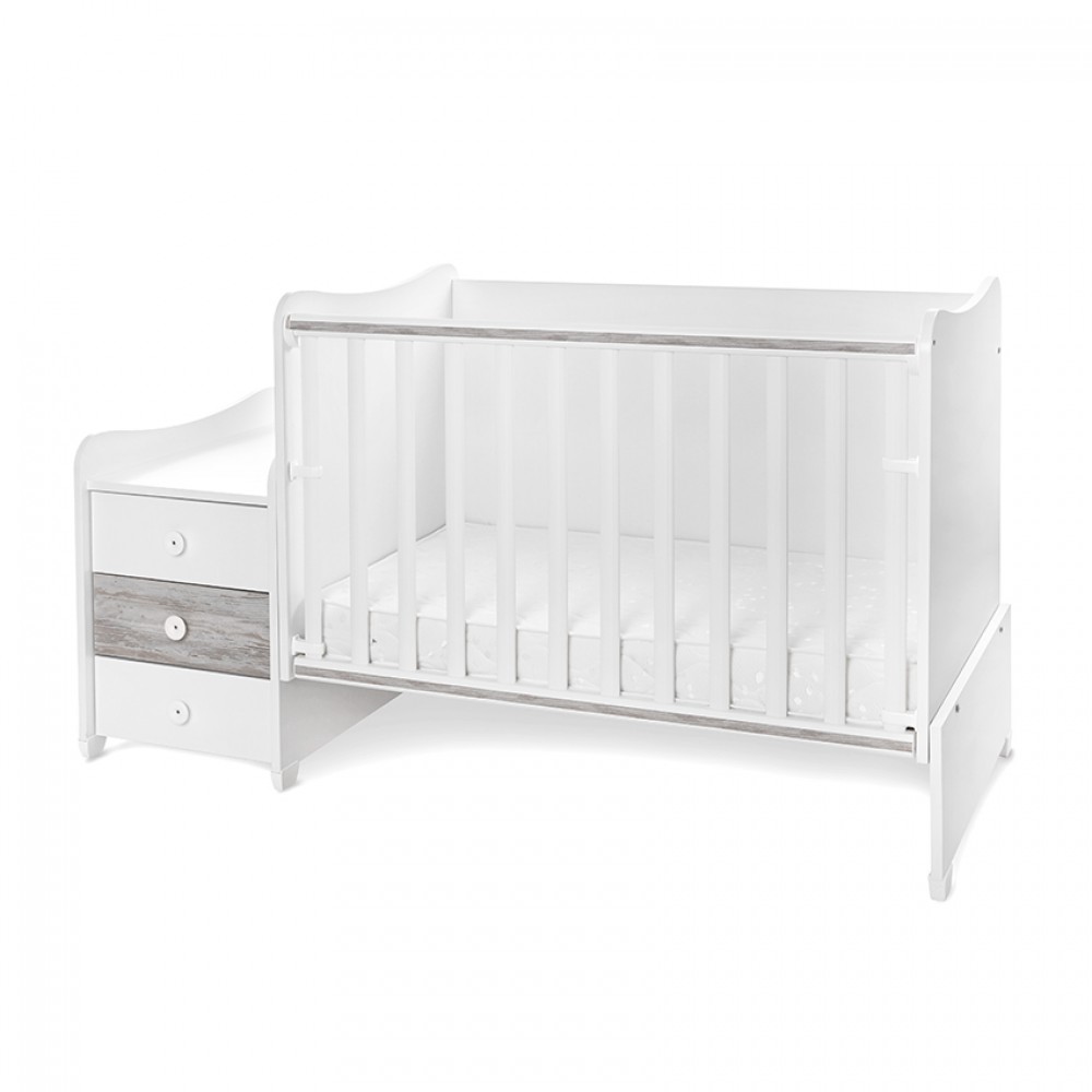 Πολυμορφικό Κρεβάτι Lorelli Maxi Plus White / Artwood
