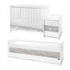 Πολυμορφικό Κρεβάτι Lorelli Maxi Plus White / Artwood