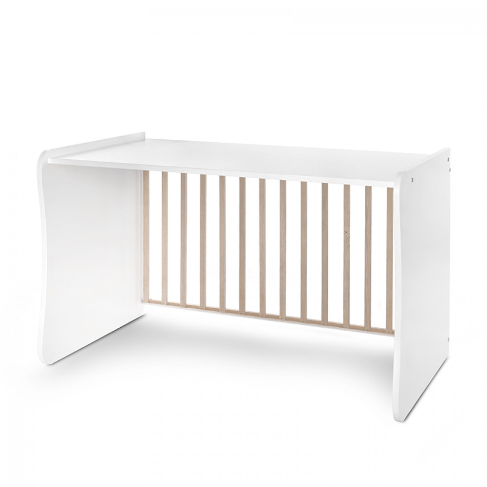 Πολυμορφικό Κρεβάτι Lorelli Maxi Plus White / Light Oak