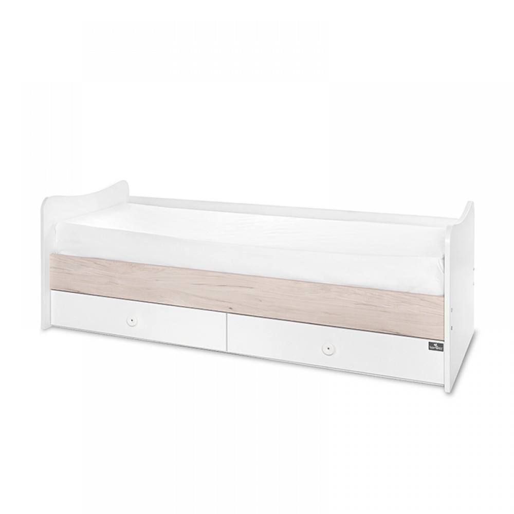 Πολυμορφικό Κρεβάτι Lorelli Maxi Plus White / Light Oak