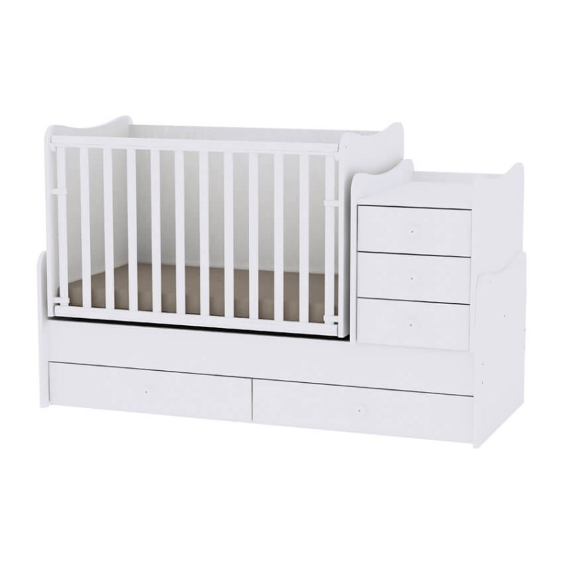 Πολυμορφικό Παιδικό Κρεβάτι Lorelli Maxi Plus White