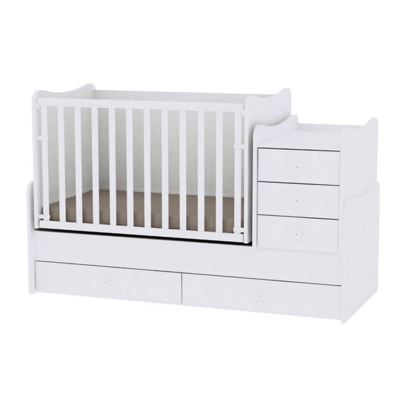 Πολυμορφικό Κρεβάτι Lorelli Maxi Plus White
