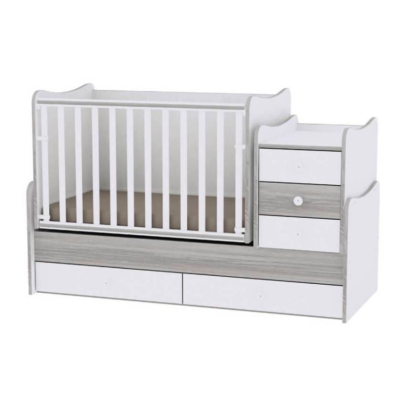Πολυμορφικό Κρεβάτι Lorelli Maxi Plus White Artwood