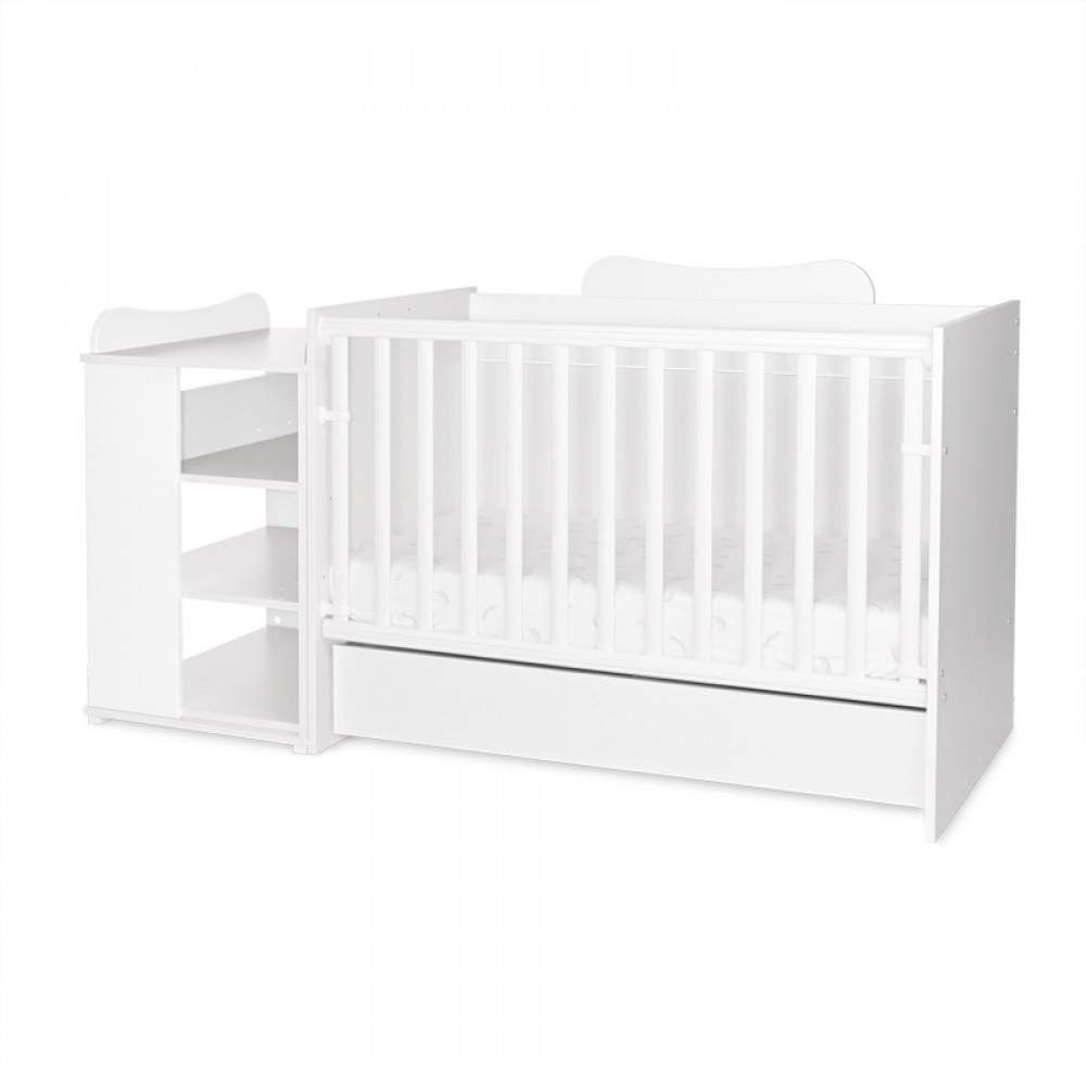 Πολυμορφικό Παιδικό Κρεβάτι Lorelli Multi White