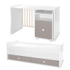 Πολυμορφικό Κρεβάτι Lorelli Trend Plus White/String New