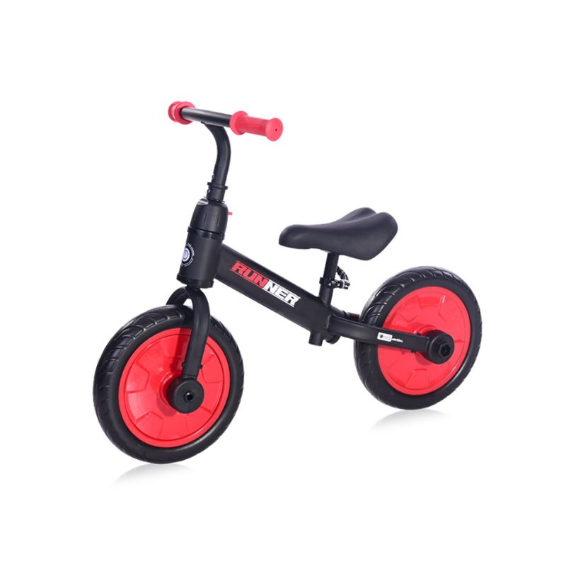 Παιδικό Ποδήλατο Ισορροπίας Lorelli Runner 2in1 Black and Red