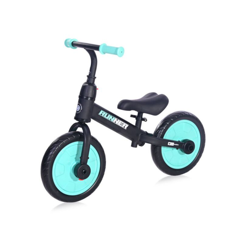 Παιδικό Ποδήλατο Ισορροπίας Lorelli Runner 2in1 Black and Turquoise 