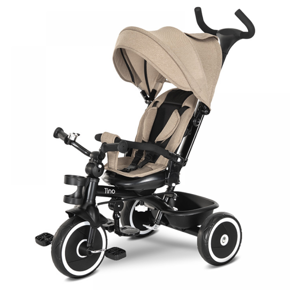 Τρίκυκλο Πτυσσόμενο Ποδήλατο Lorelli Tino 360° Beige Τρίκυκλο Πτυσσόμενο Ποδήλατο Lorelli Tino 360° Beige