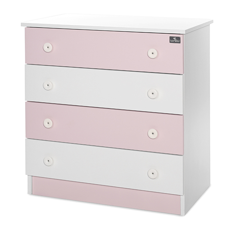 Συρταριέρα Lorelli Dresser White/Orchid Pink