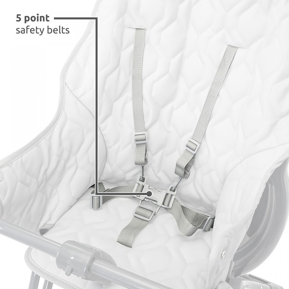 Κάθισμα Φαγητού Lorelli Bon Bon Grey Leather