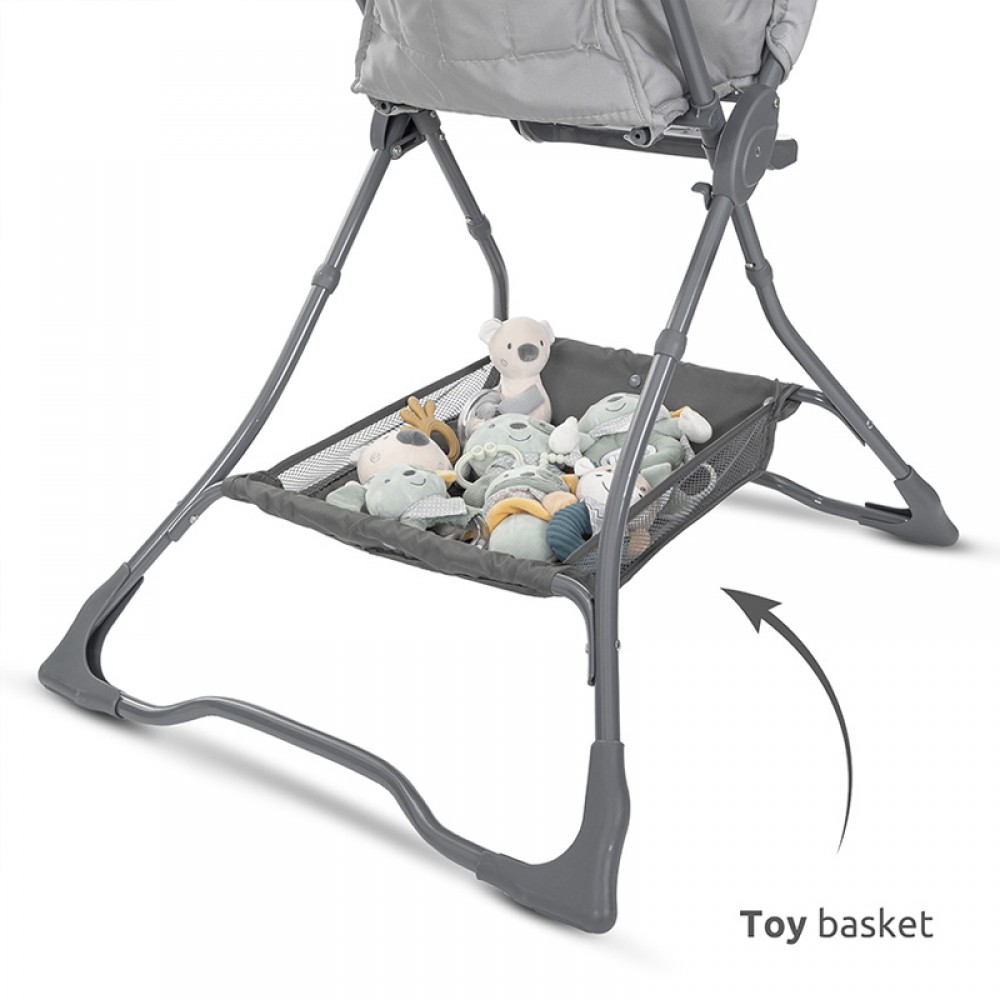 Κάθισμα Φαγητού Lorelli Bon Bon Grey Leather