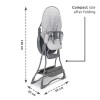 Κάθισμα Φαγητού Lorelli Bon Bon Grey Leather
